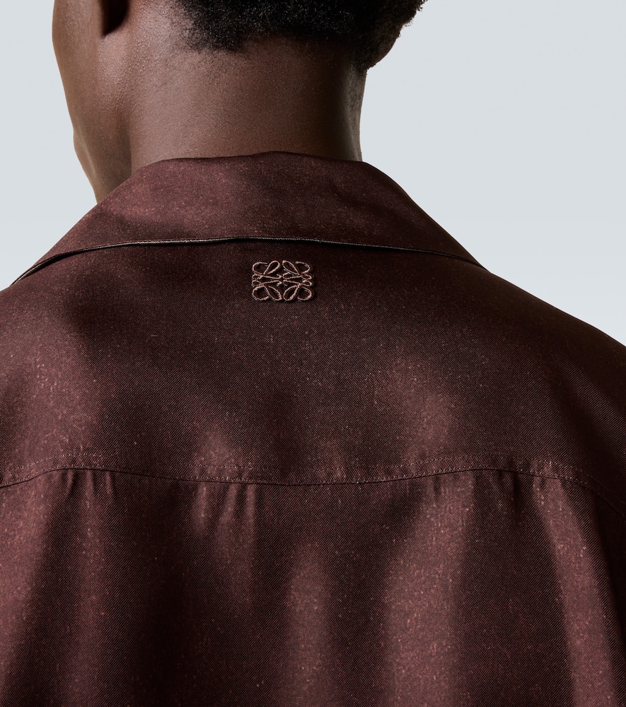  Loewe Loewe Albers Silk Twill Bowling Shirt 