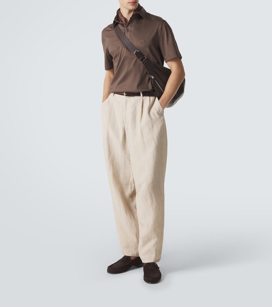  Giorgio Armani Giorgio Armani Polohemd Aus Baumwolle 