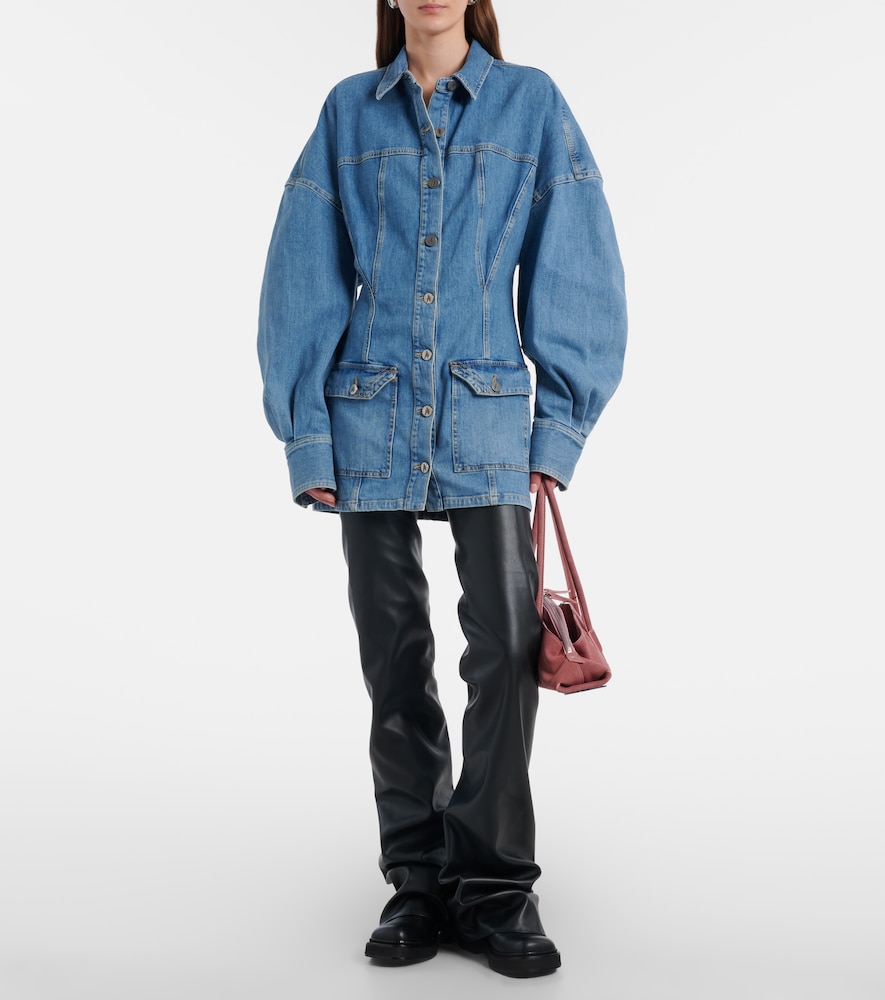 The Attico Denim minidress