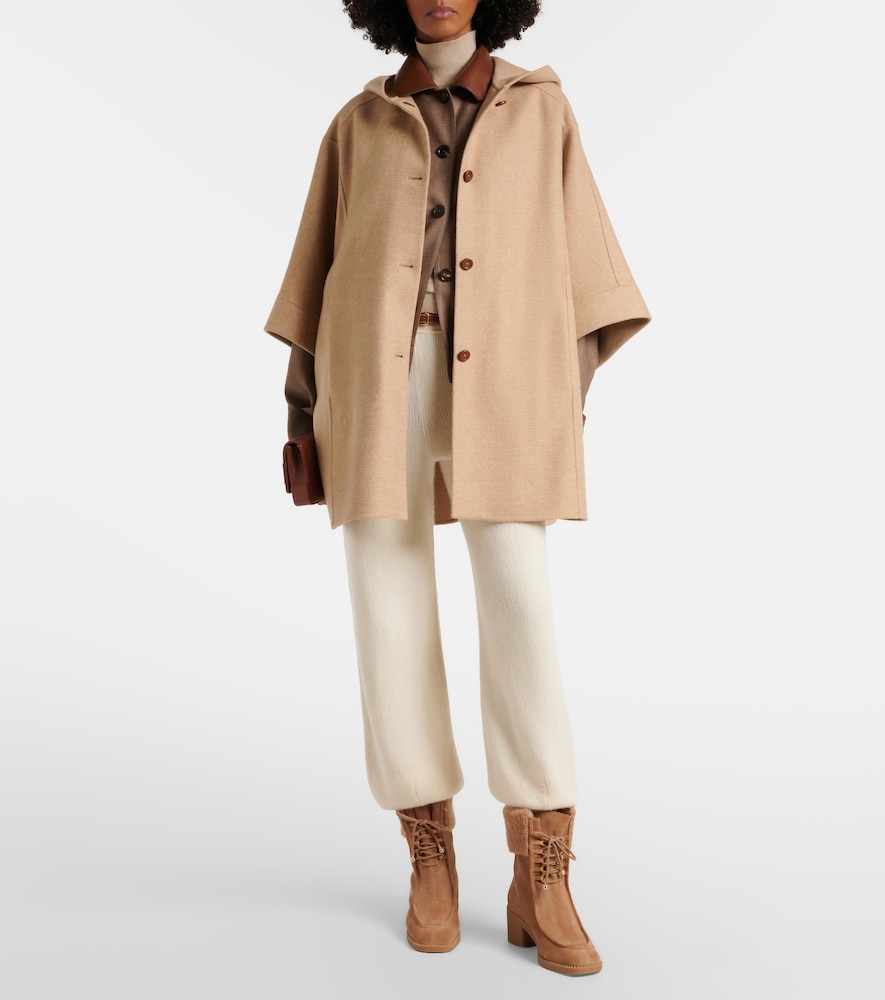 Hali Shearling-Trimmed Ankle Boots