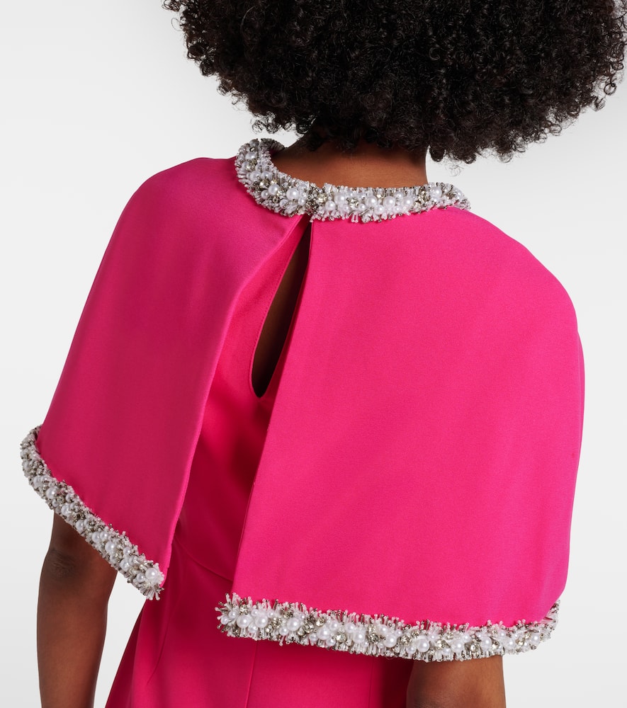Simkhai Briella Embellished Crêpe Gown In Pink