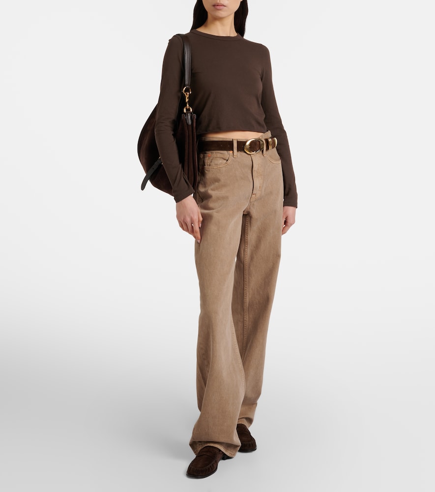 Slvrlake Cassie high-rise straight jeans
