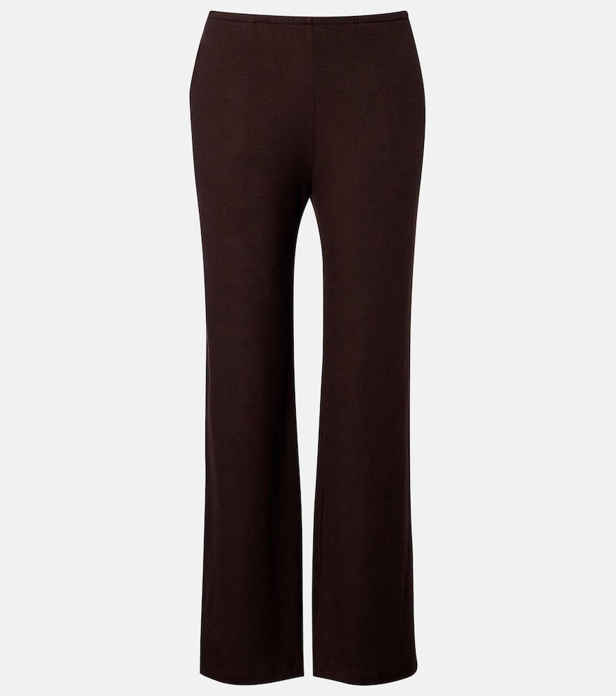 Leset Lauren jersey wide-leg pants