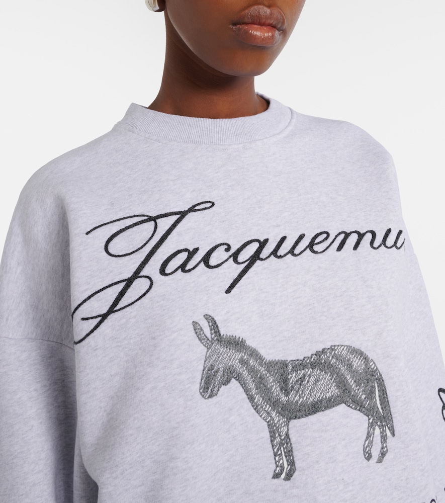  Jacquemus Jacquemus Besticktes Sweatshirt Ane Aus Baumwolle 
