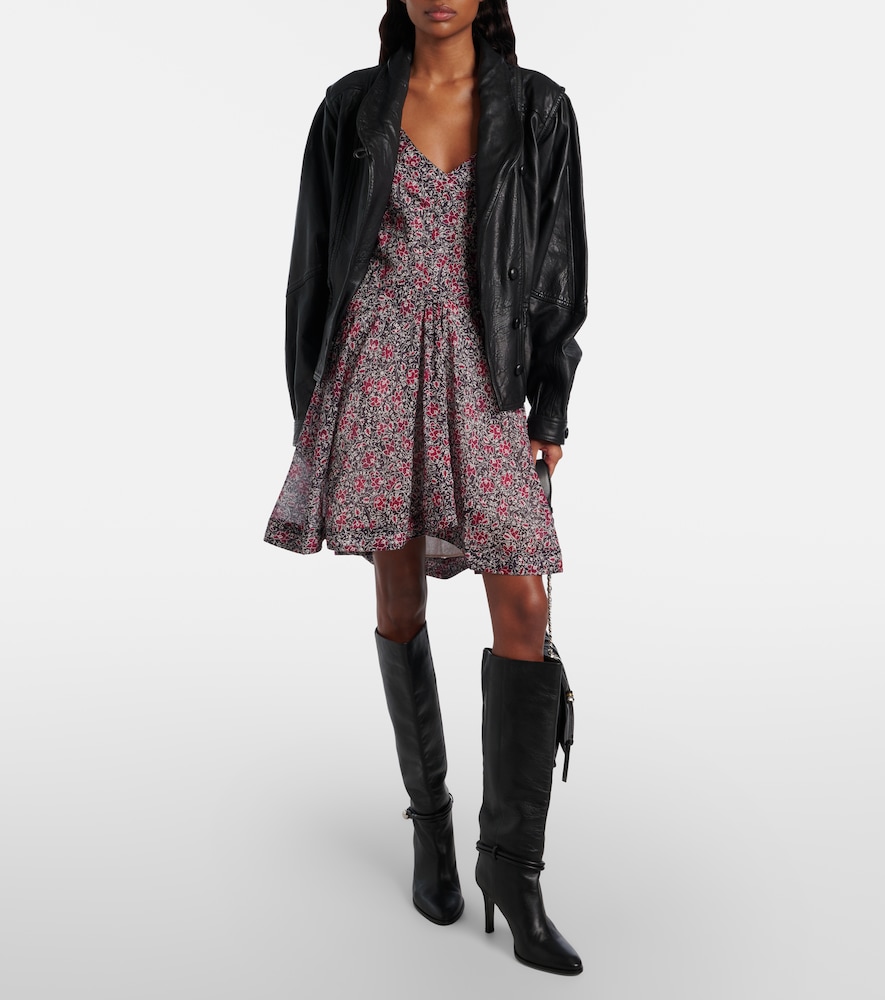 Marant Etoile Danielle floral cotton voile minidress