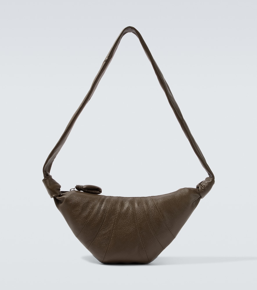 Lemaire Men's Brown Croissant Small Leather Shoulder Bag - Mytheresa