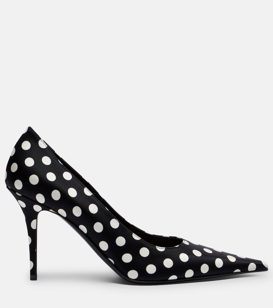  Amina Muaddi Amina Muaddi Pumps Barbara 90 Aus Satin 