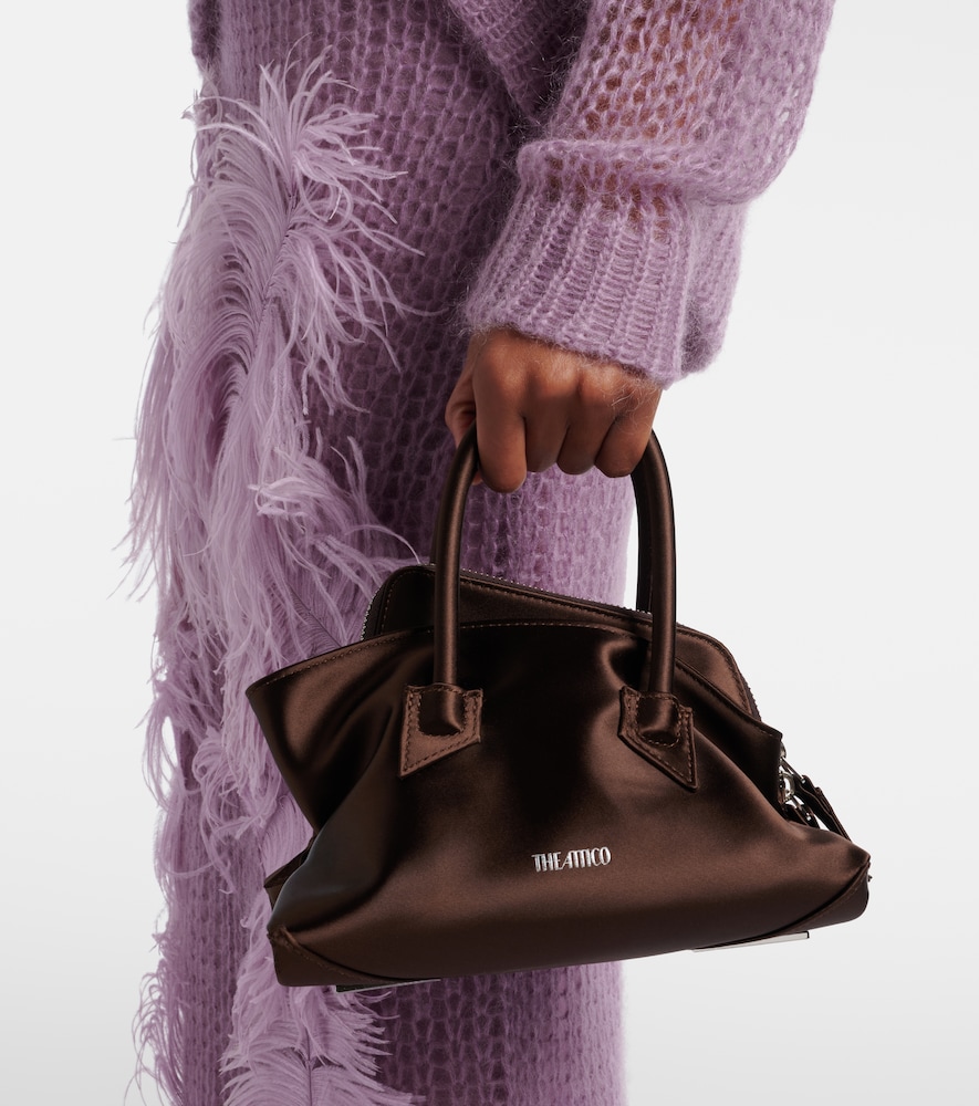 The Attico La Passeggiata Mini satin tote bag