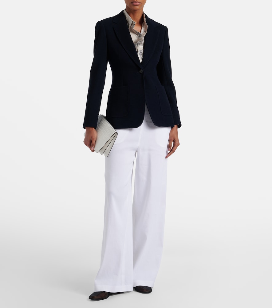  Max Mara Max Mara Weite Hose Destino Aus Einem Leinengemisch 