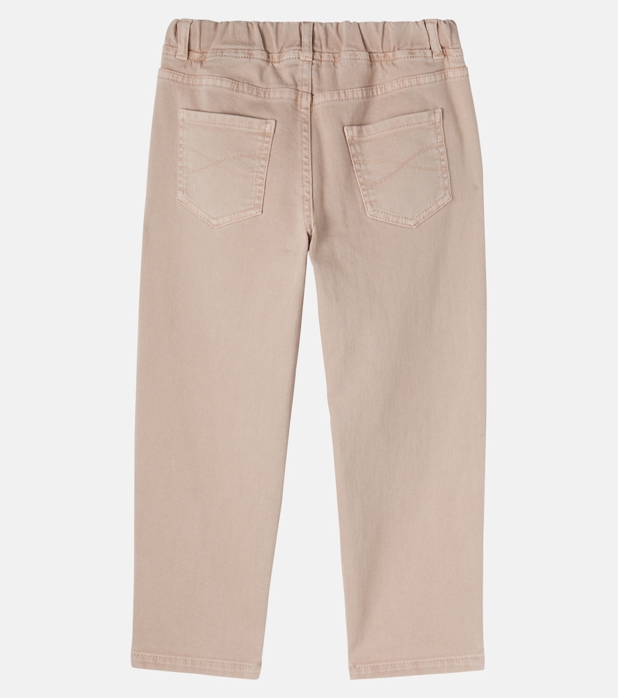  Brunello Cucinelli Kids Brunello Cucinelli Kids Logo Jeans 