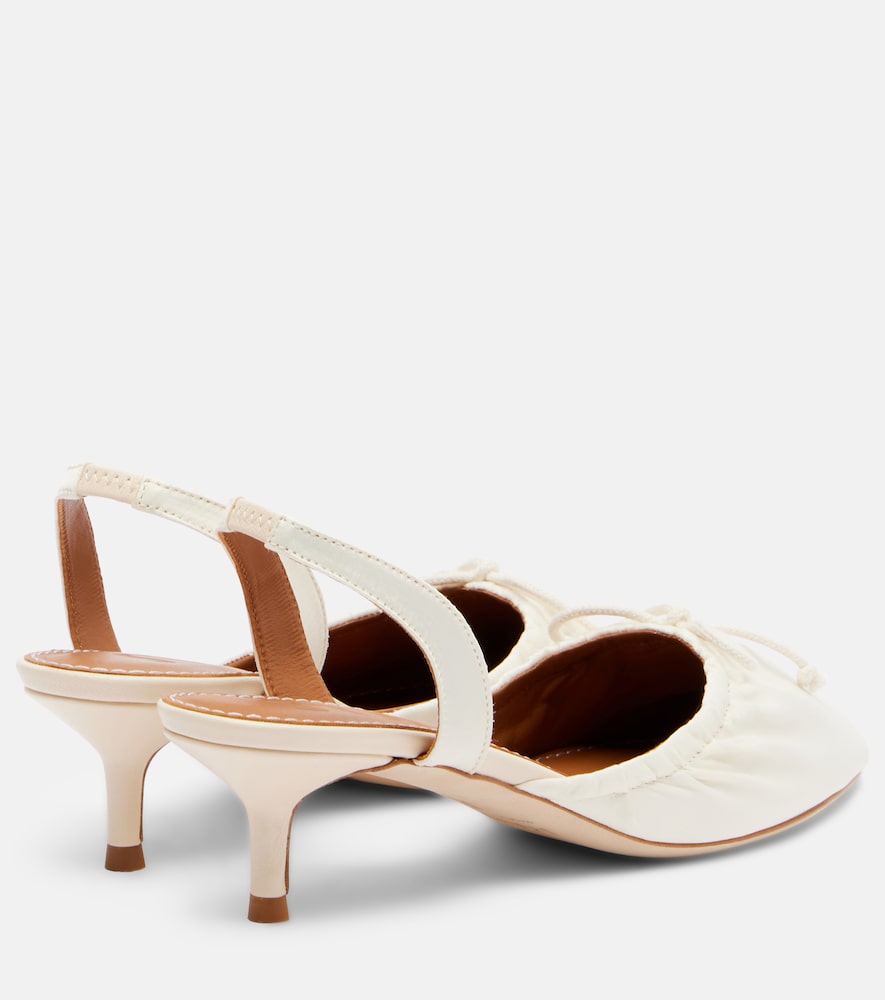  Staud Staud Slingback-pumps Alba Aus Satin 