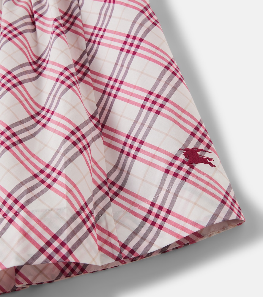  Burberry Kids Burberry Kids Kleid Burberry Check Aus Baumwolle 