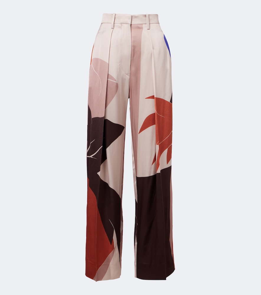 Victoria Beckham Printed satin wide-leg pants | Thumbnail 7 Victoria Beckham Printed satin wide-leg pants | Thumbnail 7