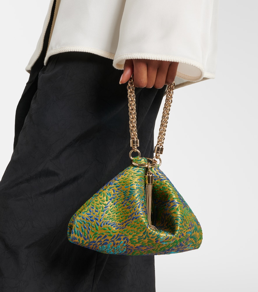 Jimmy Choo Callie Small brocade tote bag