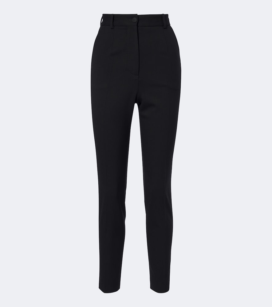 Schmale Hose aus einem Wollgemisch