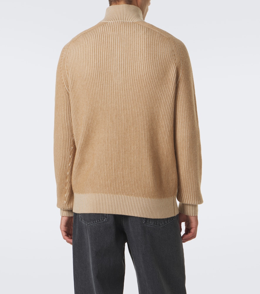 Dwayne Wool And Cashmere Half-Zip Sweater