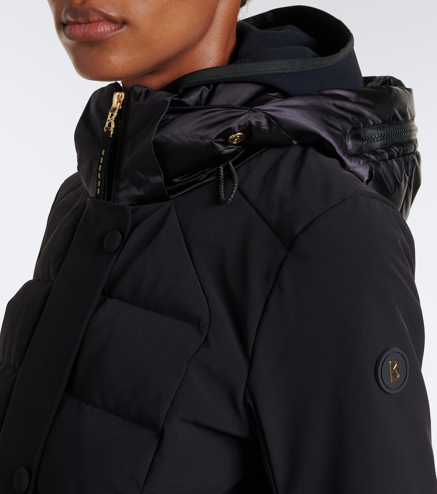 Elva Hooded Belted Ski Jacket