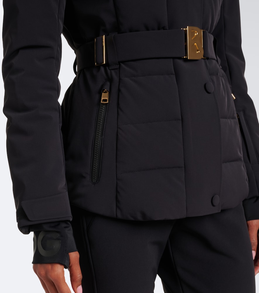 Elva Hooded Belted Ski Jacket