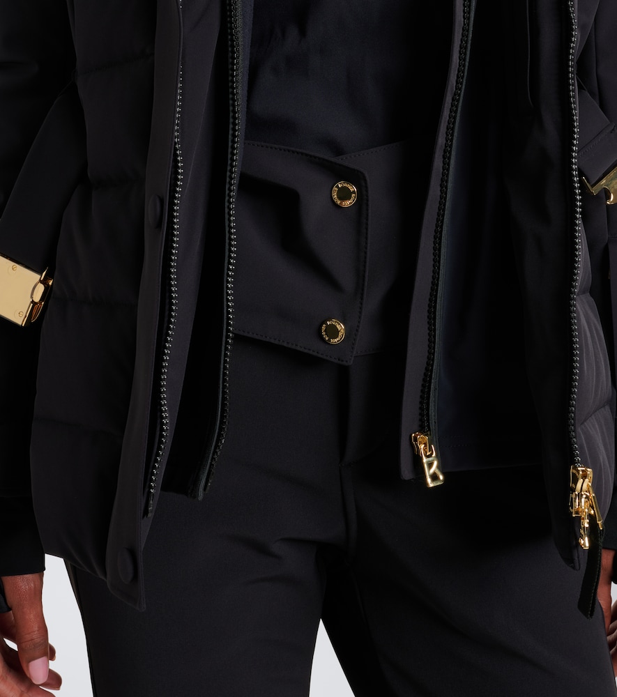Elva Hooded Belted Ski Jacket