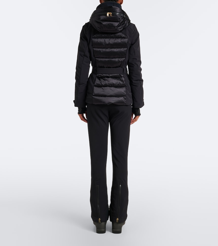 Elva Hooded Belted Ski Jacket