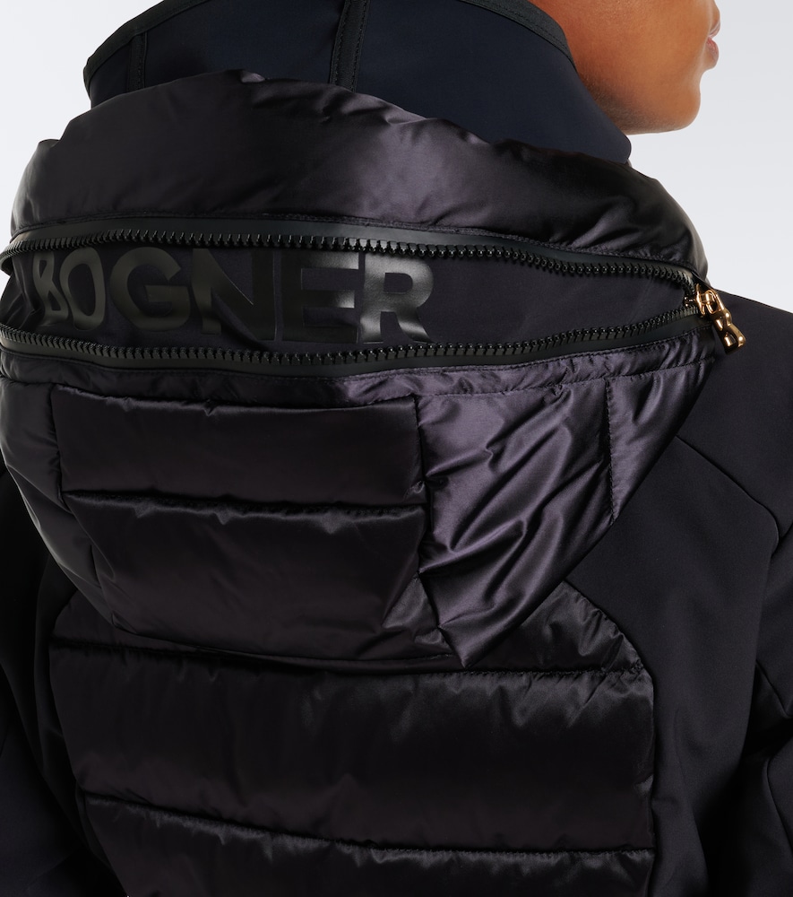 Elva Hooded Belted Ski Jacket