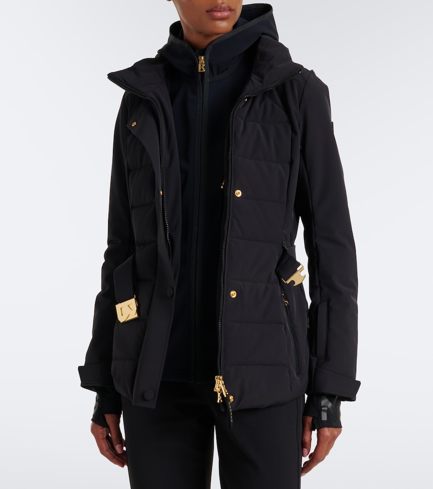 Elva Hooded Belted Ski Jacket