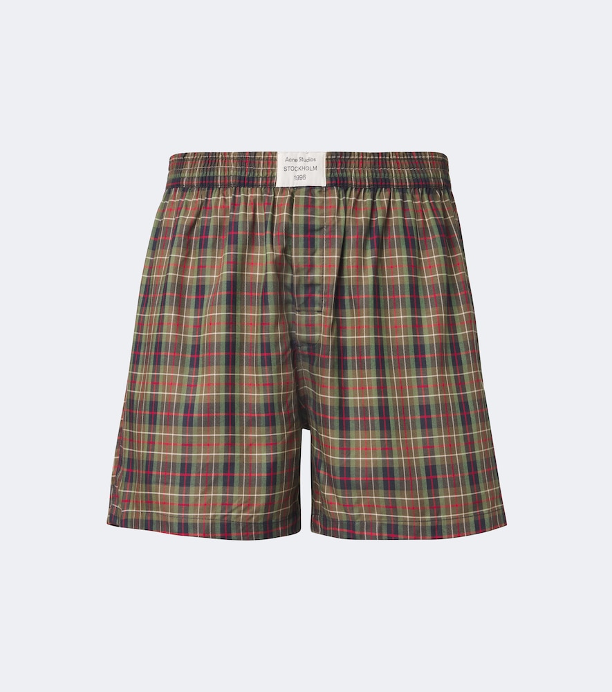 Acne Studios Short carreaux 190€