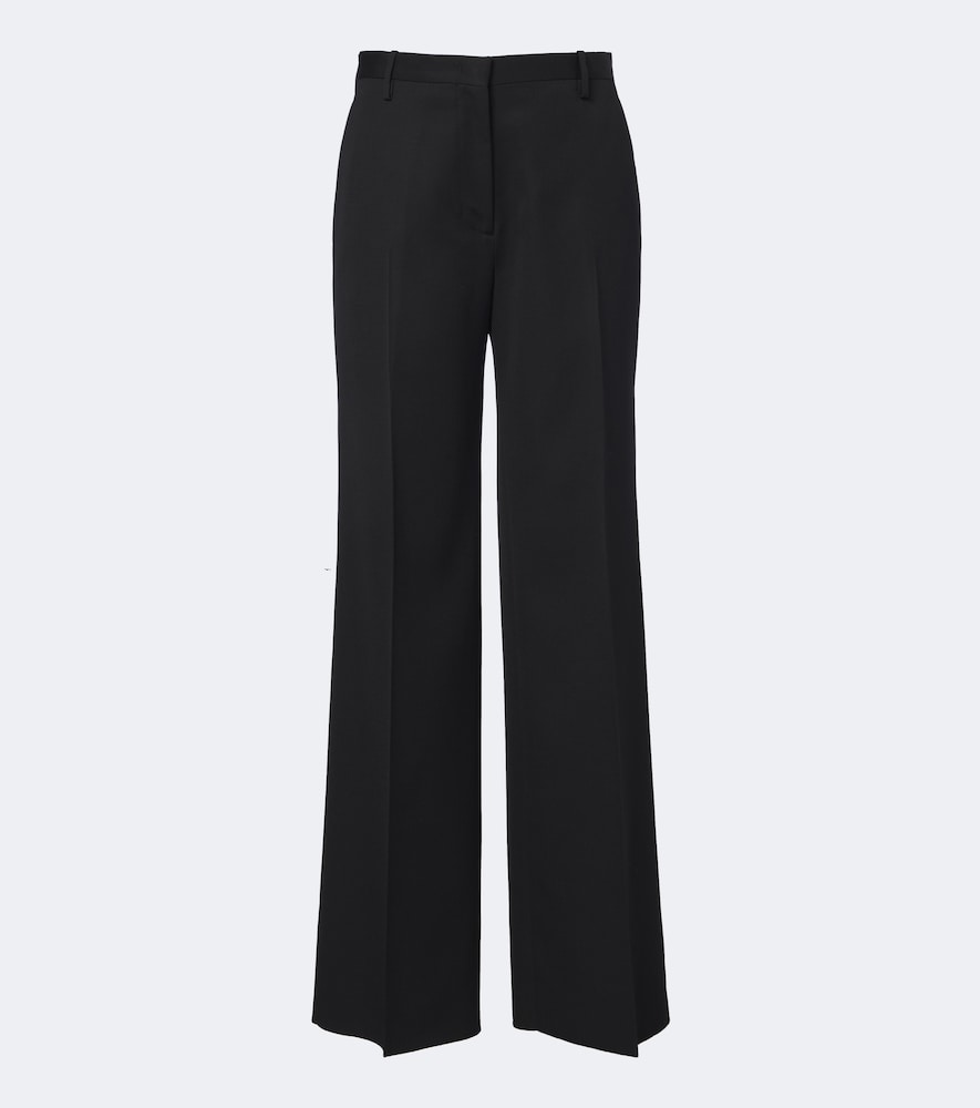 Weite Hose aus Schurwolle