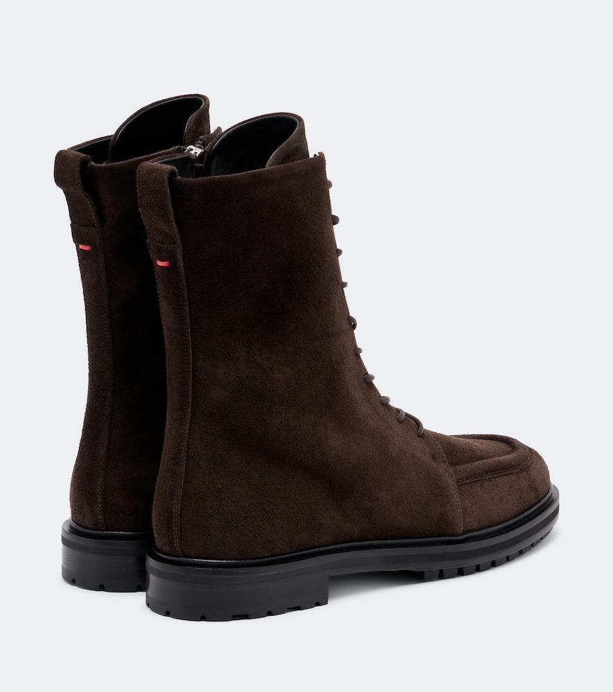 Tate Suede Lace-Up Boots