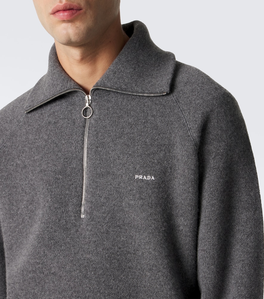 And Cashmere Half-Zip Sweater