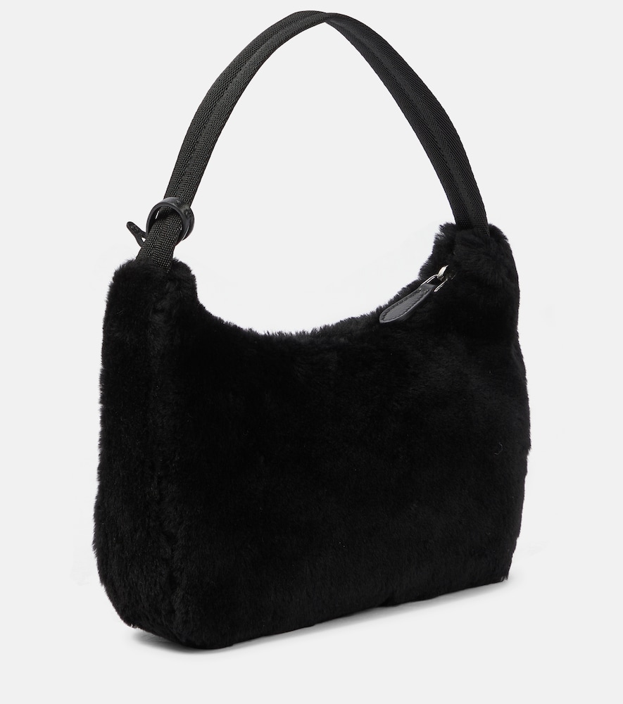  Prada Prada Prada Re-edition 2000 Mini Shearling Shoulder Bag 