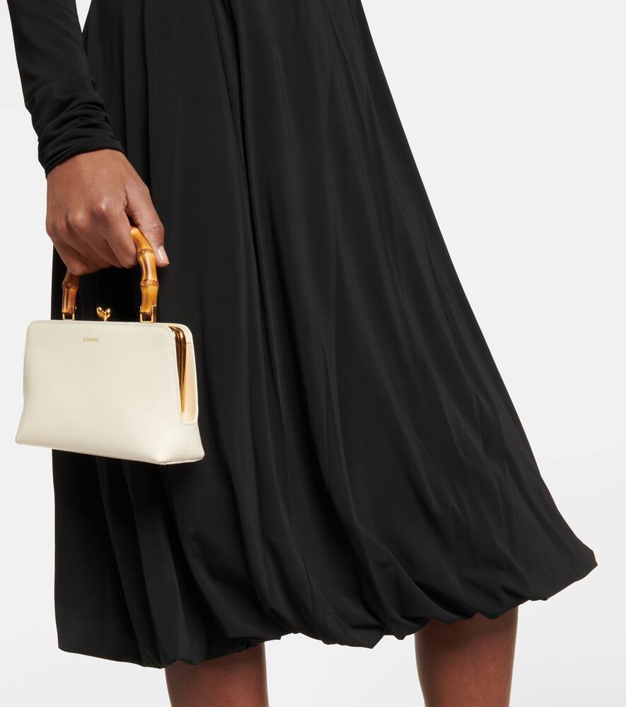 Jil Sander Jersey Midi Dress In Black