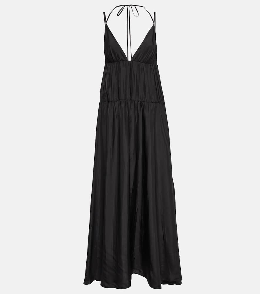 Joseph Darnley tiered silk maxi dress