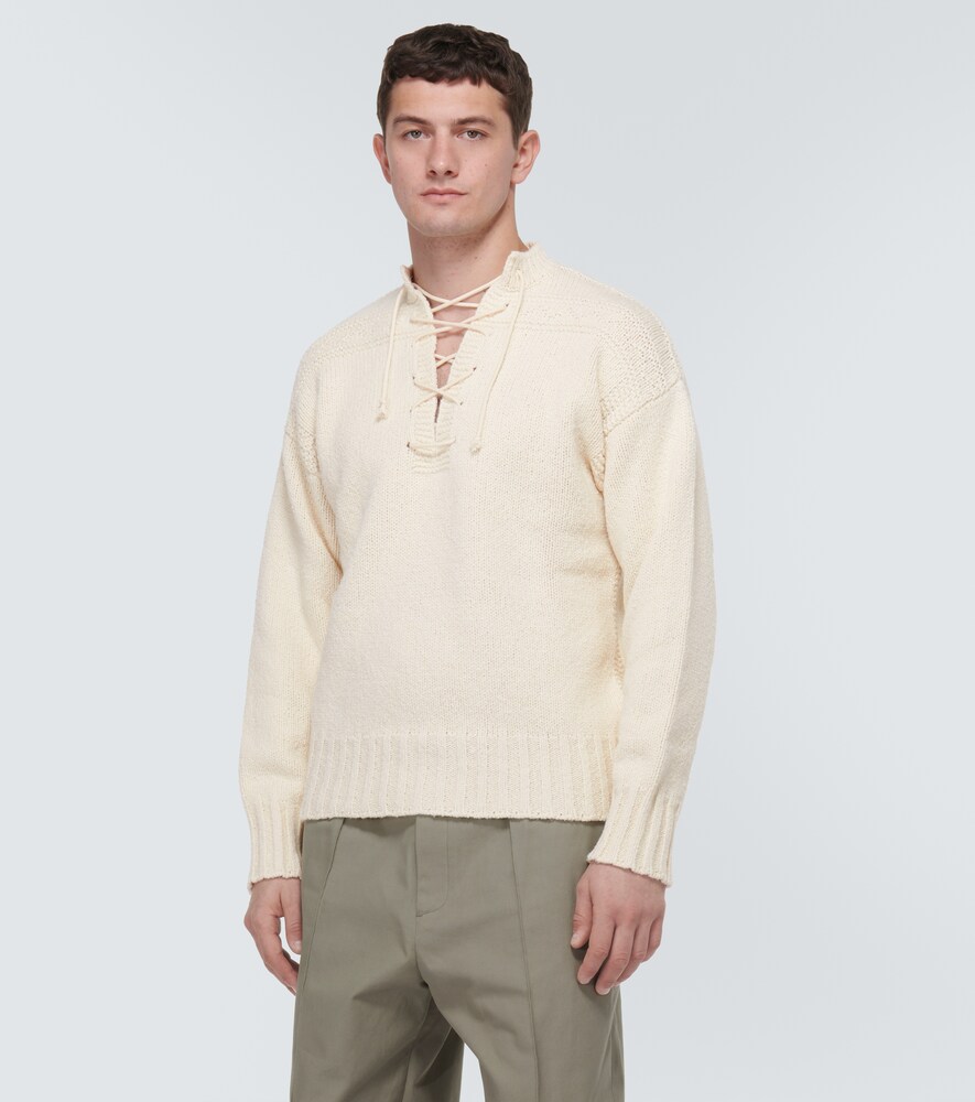  Jil Sander Jil Sander Pullover Aus Wolle Und Seide 