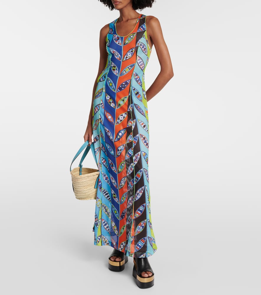 Pucci Bedrucktes Maxikleid In Multicoloured
