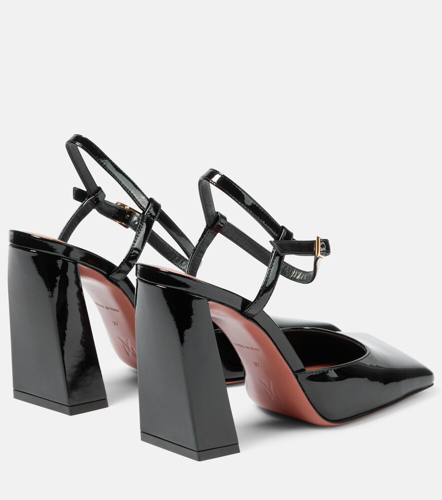  Amina Muaddi Amina Muaddi Pumps Charlotte 95 Aus Lackleder 