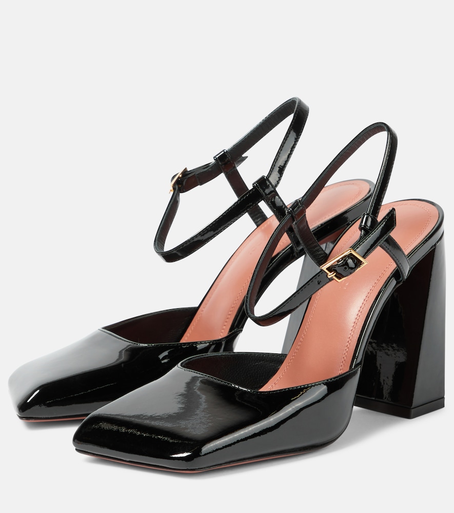  Amina Muaddi Amina Muaddi Pumps Charlotte 95 Aus Lackleder 