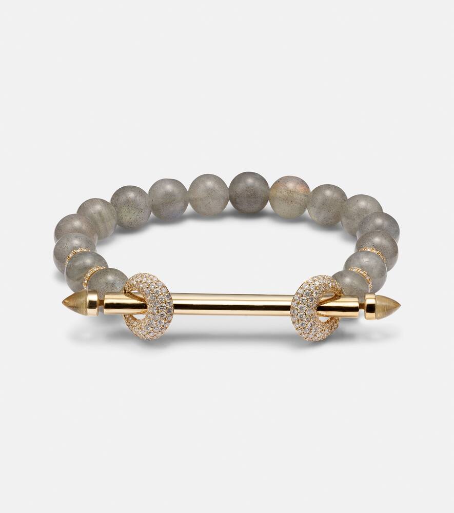 Ananya Chakra 18kt gold bracelet with gemstones