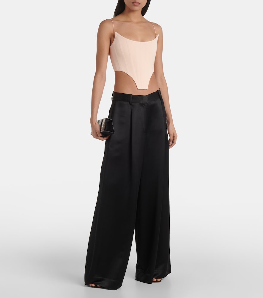  Alex Perry Alex Perry Satin Bustier Top 