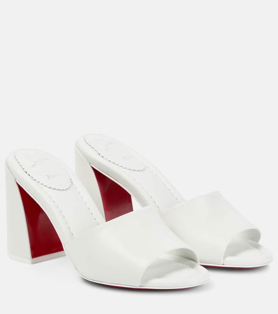 Jane leather mules
