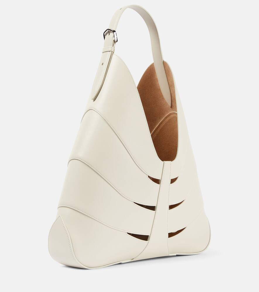 Alaïa Delta Cut Out Detailed Tote Bag In Ivoire