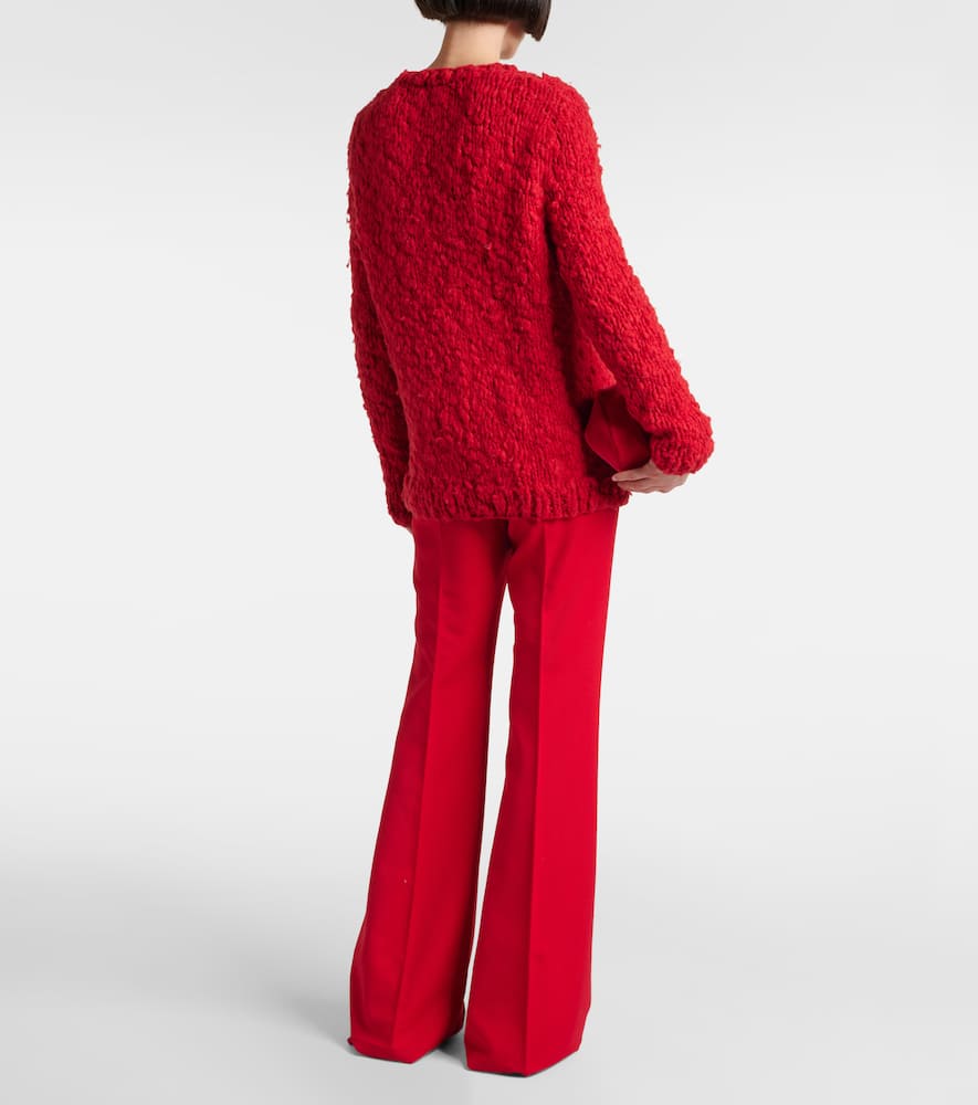 Gabriela Hearst Lawrence Knit Sweater In Antelope Orange Welfat Cashmere In Rot