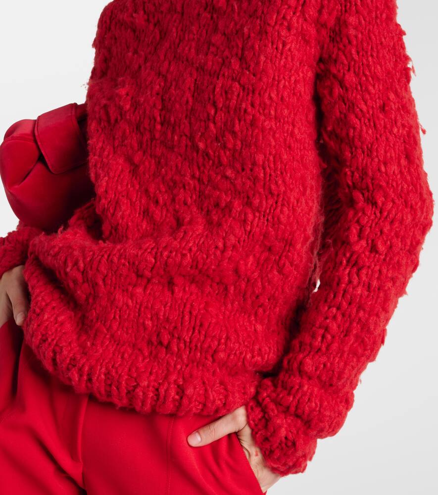 Gabriela Hearst Lawrence Knit Sweater In Antelope Orange Welfat Cashmere In Rot