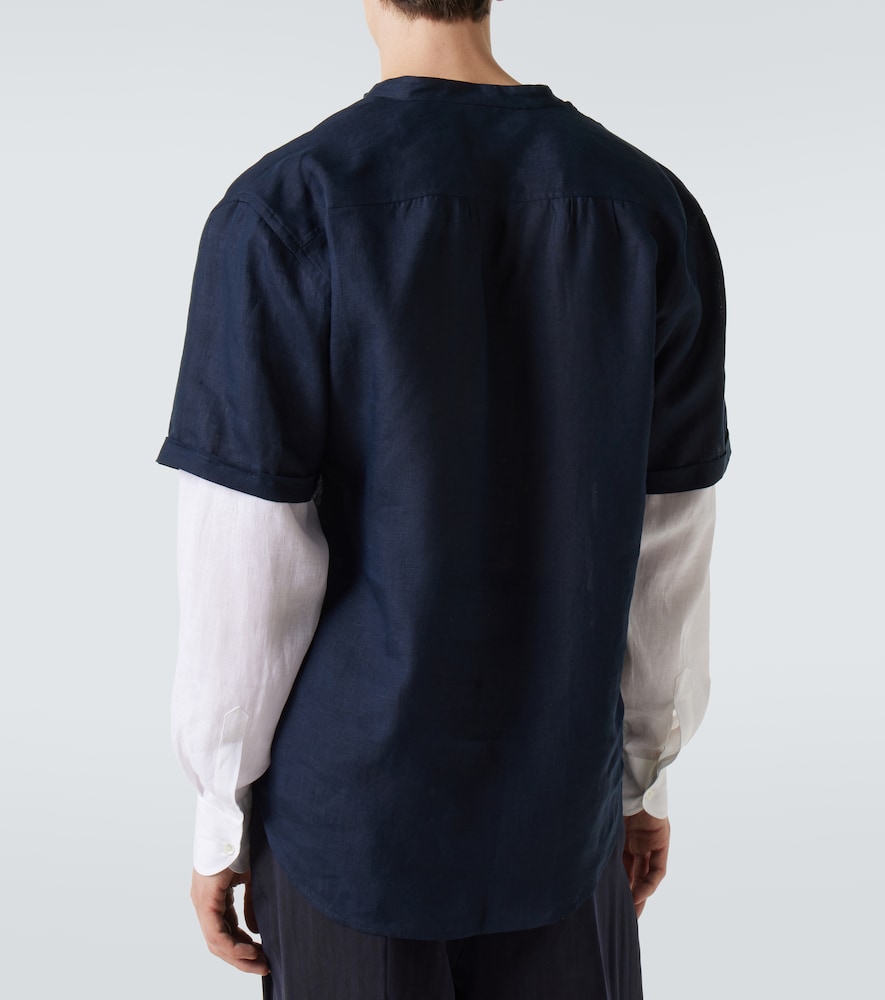  Giorgio Armani Giorgio Armani Hemd Aus Leinen 
