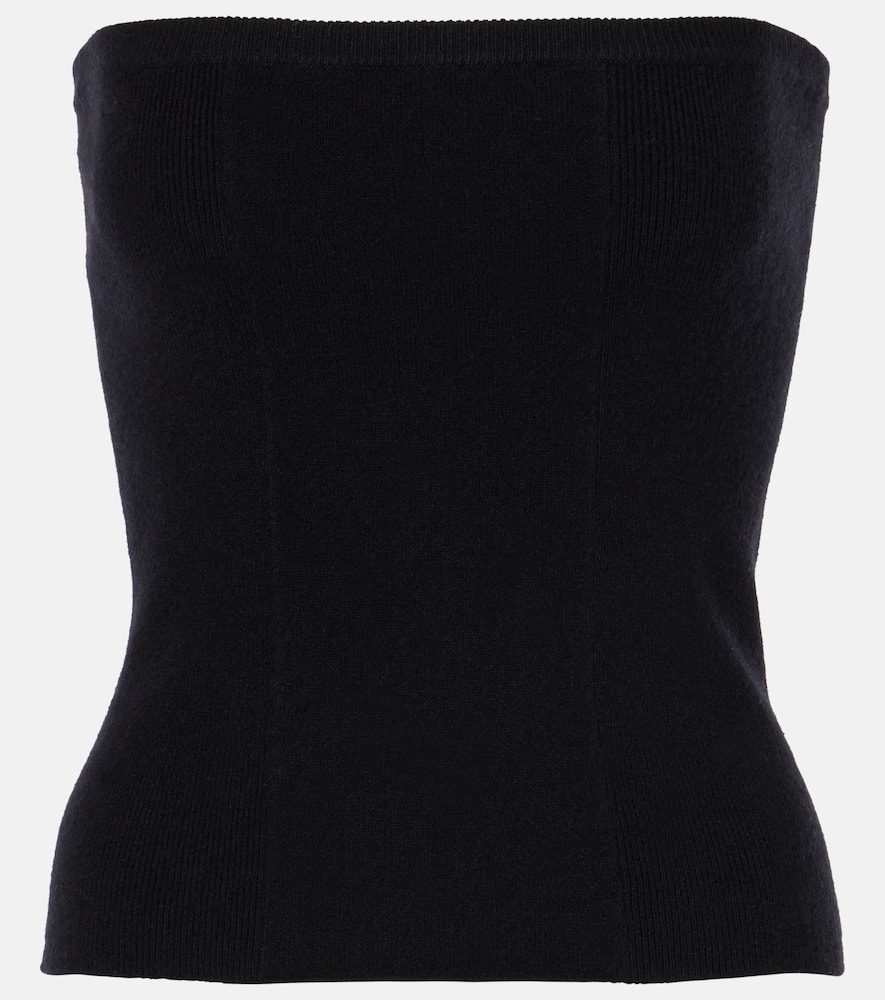 Lisa Yang Ami Strapless Tube Top In Black