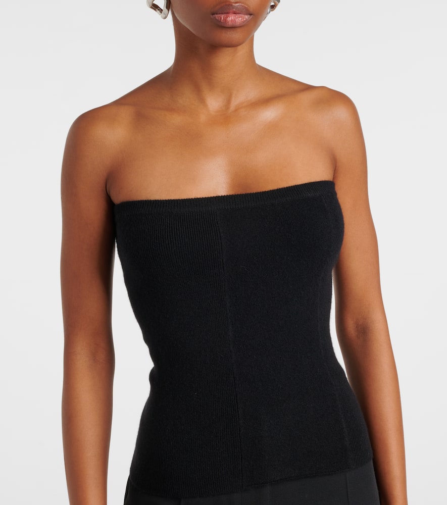 Lisa Yang Ami Strapless Tube Top In Black