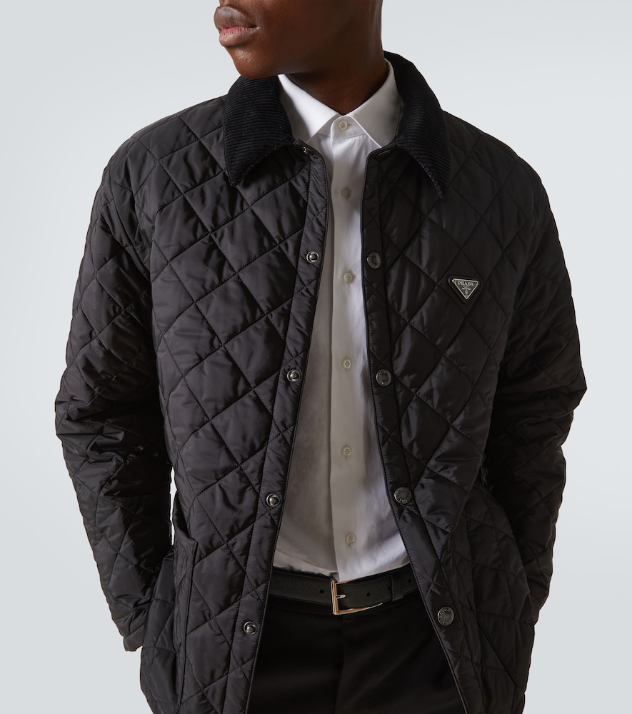  Prada Prada Re-nylon Quilted Jacket 