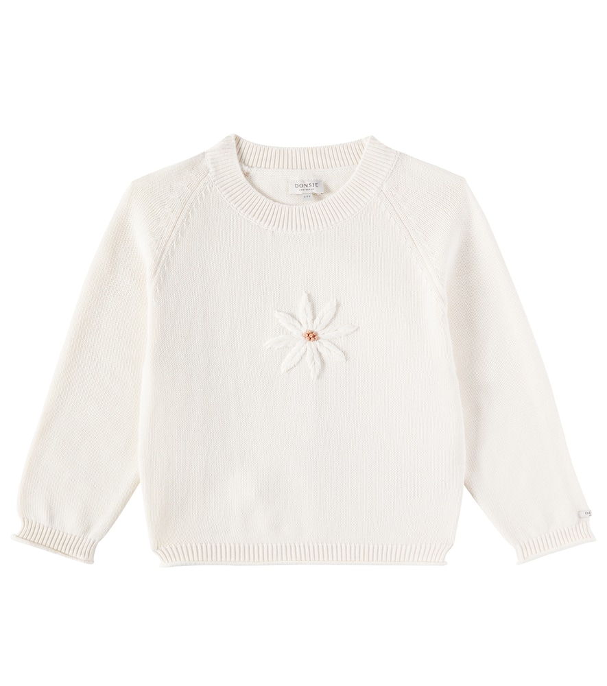 DONSJE VALENTHE EMBROIDERED COTTON SWEATER
