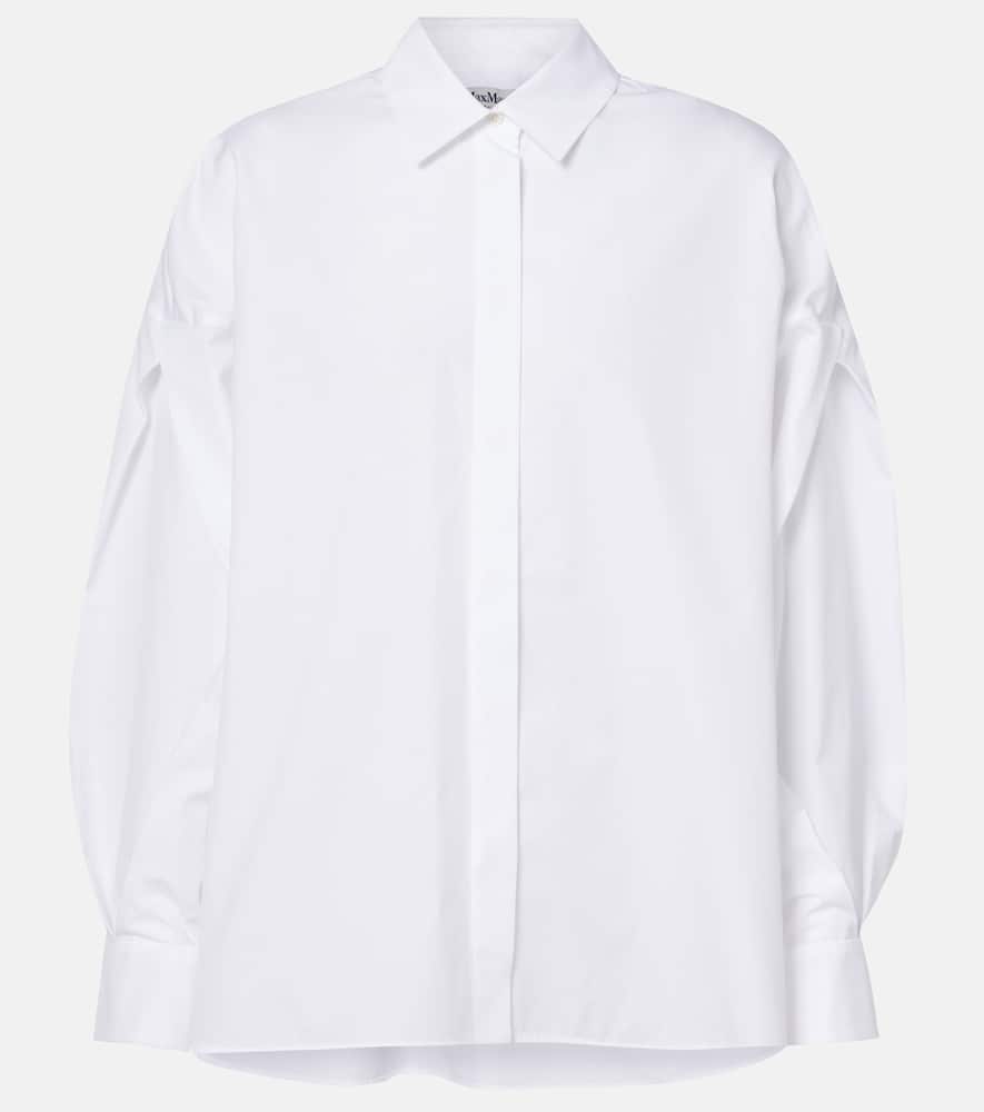 S Max Mara Hemd Aus Baumwolle In Weiss