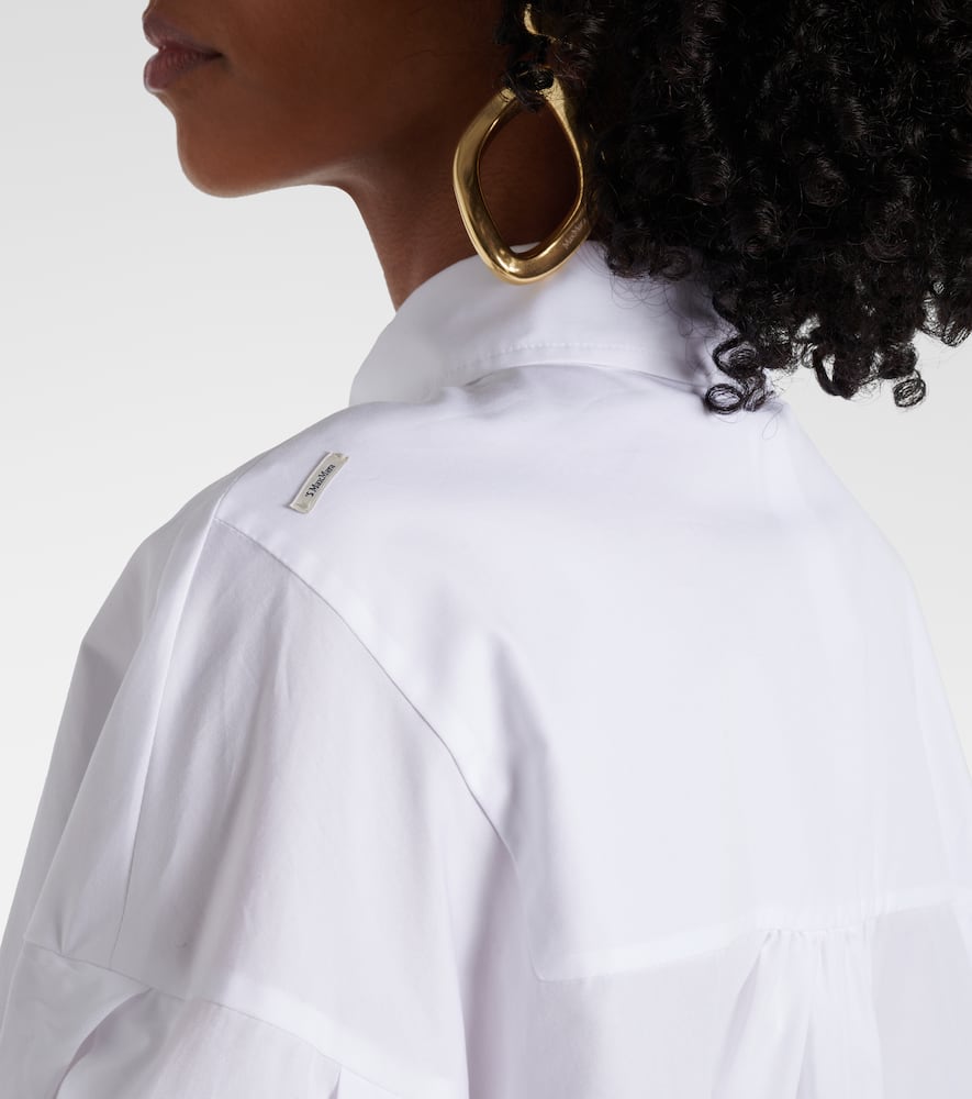 S Max Mara Hemd Aus Baumwolle In Weiss